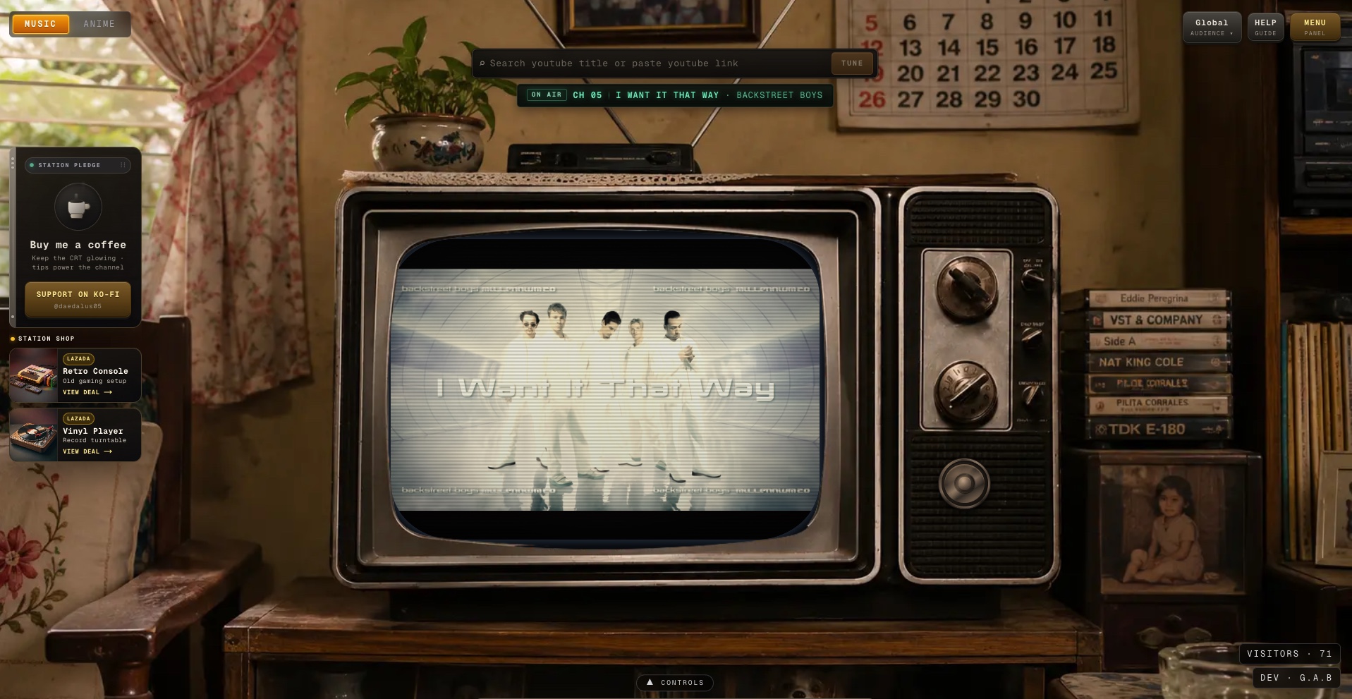 Classic TV PH website screenshot