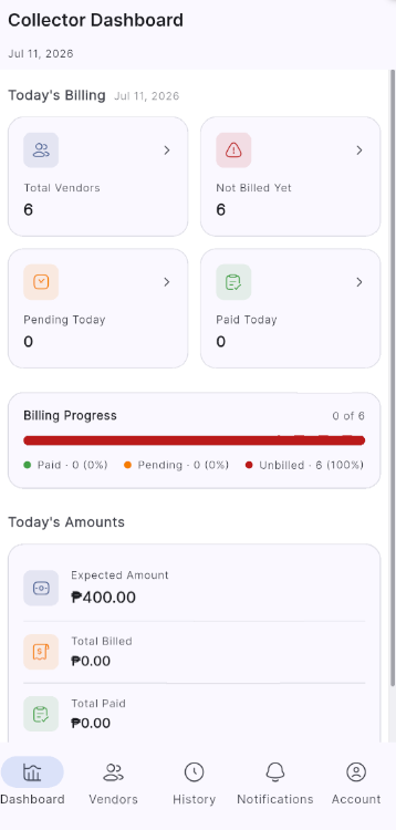 LANDTATC collector mobile app